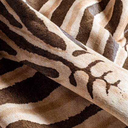 5' x 7' Beige and Brown Cowhide Hand Knotted Area Rug