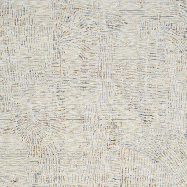5' x 8' Ivory and Gray Abstract Area Rug