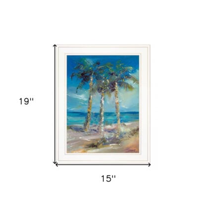 Threes Company 3 White Framed Print Wall Art