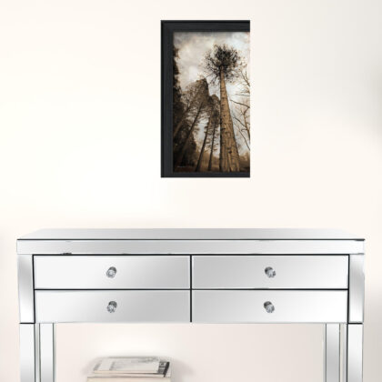 Skys The Limit Black Framed Print Wall Art
