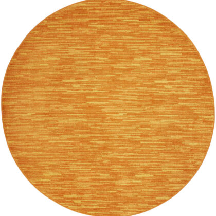 6' X 6' Sunburst Round Non Skid Indoor Outdoor Area Rug
