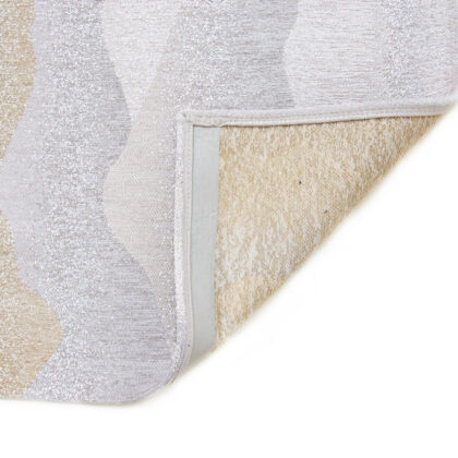 9' X 13' Gray and Brown Abstract Non Skid Area Rug