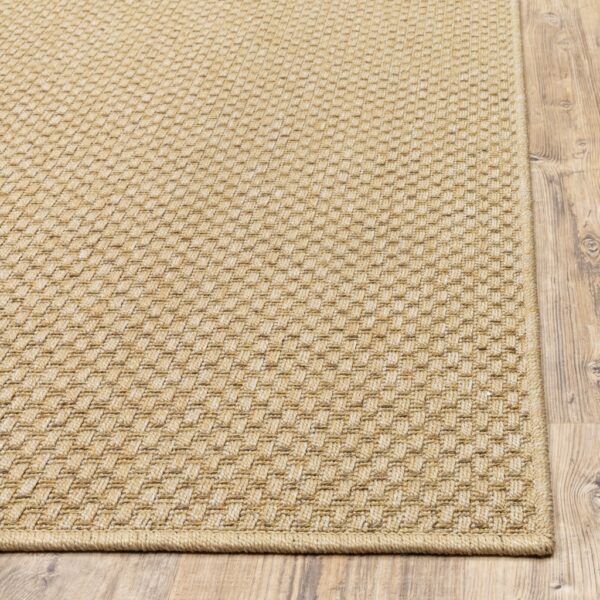 2' X 8' Beige Indoor Outdoor Area Rug