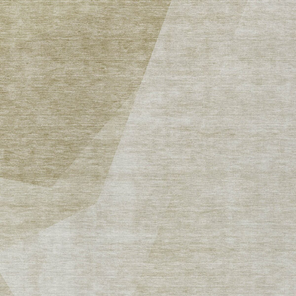 3' X 5' Beige Khaki And Taupe Abstract Washable Indoor Outdoor Area Rug