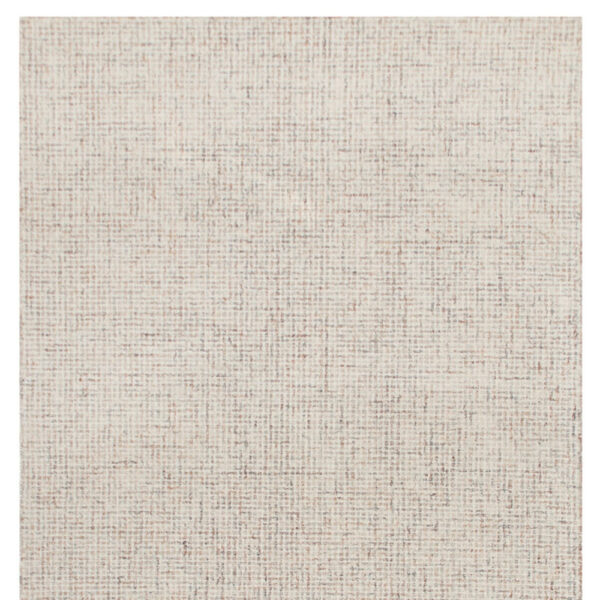 5' x 7' Beige and Brown Wool Abstract Hand Tufted Area Rug