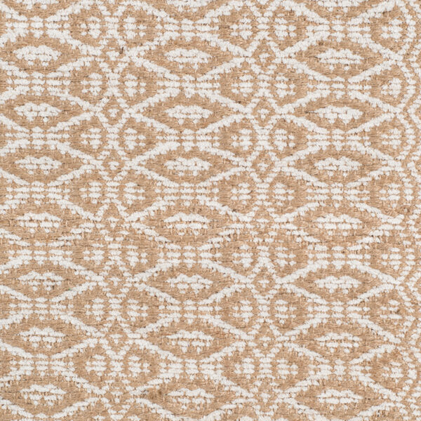 5' x 8' White and Natural Geometric Flatweave Handmade Area Rug