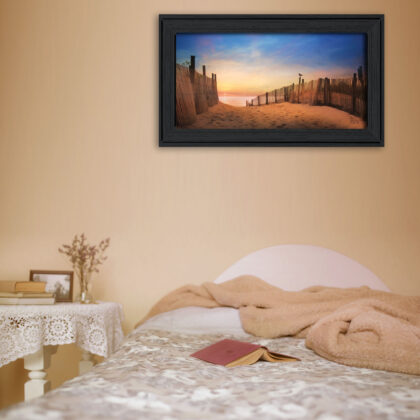 A New Day 3 Black Framed Print Wall Art