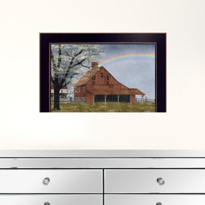 His Promise Black Framed Print Wall Art