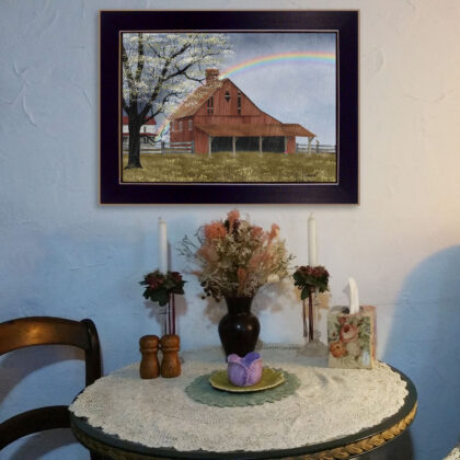 His Promise Black Framed Print Wall Art