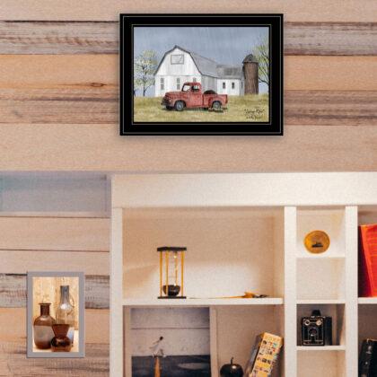 Spring Rain 3 Black Framed Print Wall Art