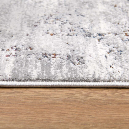 5' X 8' Grey Geometric Area Rug