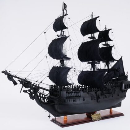 24" Black Hand Painted Sculpture