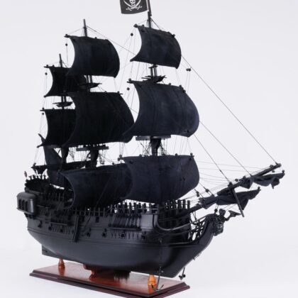 24" Black Hand Painted Sculpture