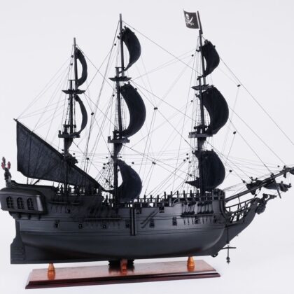 24" Black Hand Painted Sculpture