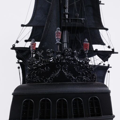 24" Black Hand Painted Sculpture