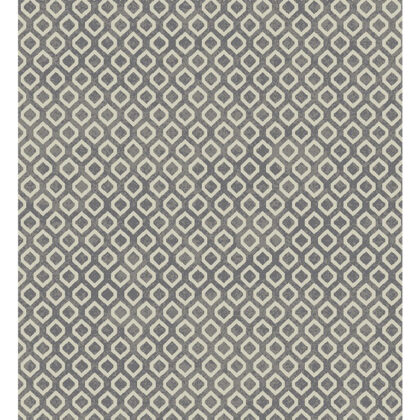 5' x 8' Beige and Gray Geometric Area Rug