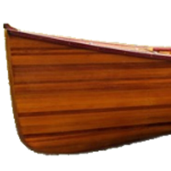 31.5" X 187.5" X 24" Wooden Canoe With Ribs