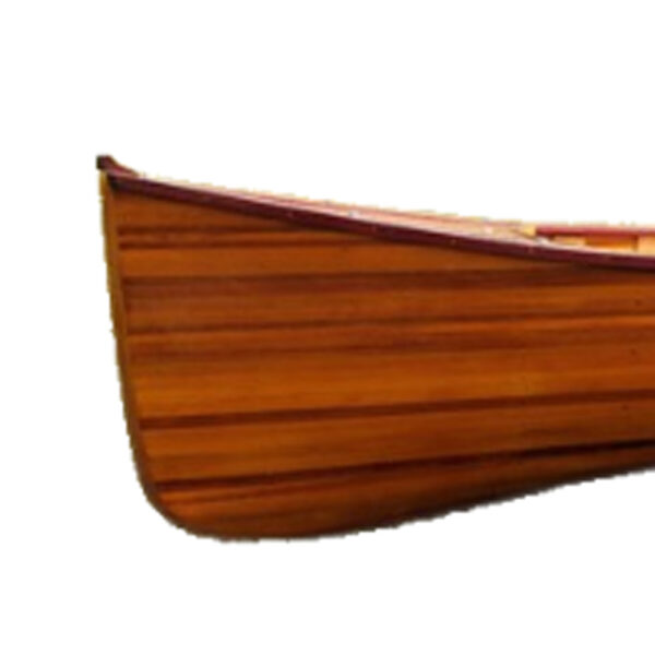 31.5" X 187.5" X 24" Wooden Canoe With Ribs