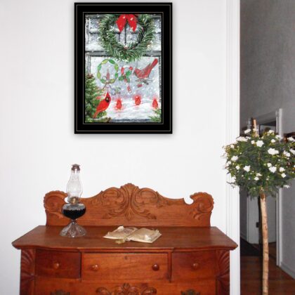 Christmas Peace 2 Black Framed Print Wall Art