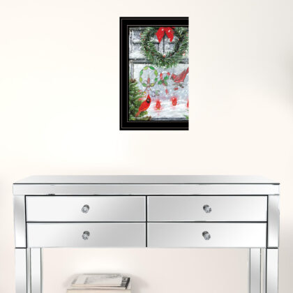 Christmas Peace 2 Black Framed Print Wall Art