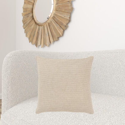22" Natural Cotton Pillow