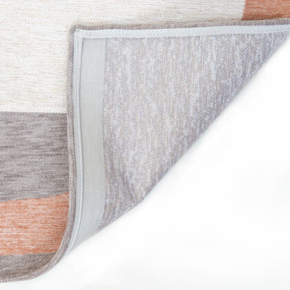 5' x 7' Blue and Gray Abstract Non Skid Area Rug