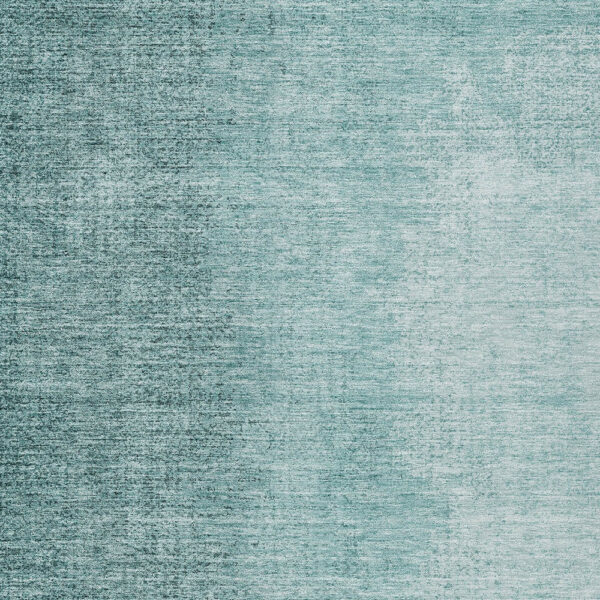 8' X 10' Teal Blue And Aqua Abstract Washable Indoor Outdoor Area Rug