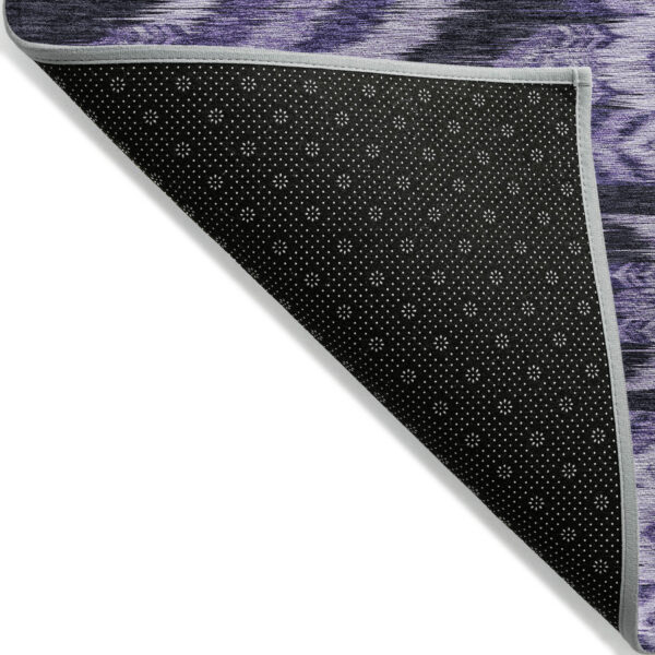 10' X 14' Purple Lavender And Plum Southwestern Washable Indoor Outdoor Area Rug