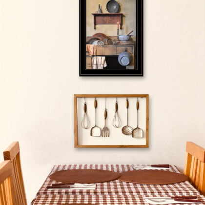 The Kitchen Sink 3 Black Framed Print Kitchen Wall Art
