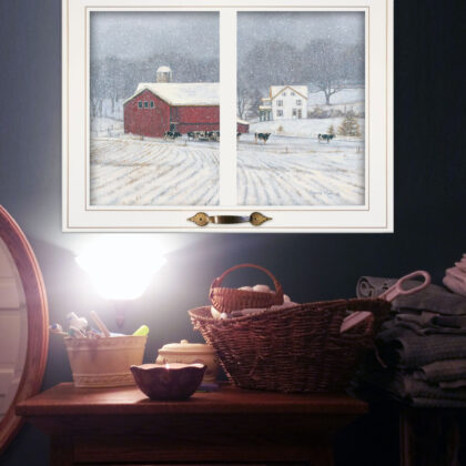 The Home Place 3 White Framed Print Wall Art