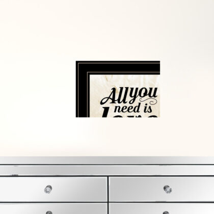 Set Of Two All You Need Is Coffee 2 Black Framed Print Wall Art