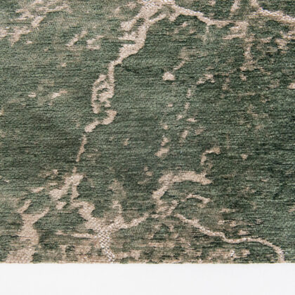 7' x 9' Beige and Green Abstract Non Skid Area Rug