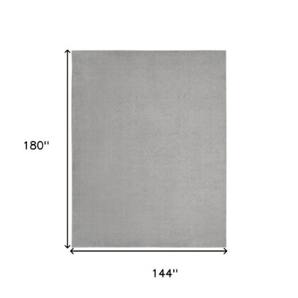 12' X 15' Gray Indoor Outdoor Area Rug
