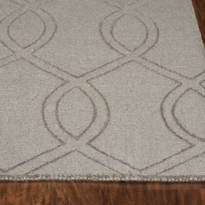 8'X10' Ivory Pink Hand Hooked Flamingo Indoor Area Rug