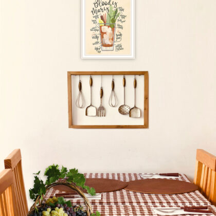 Bloody Mary White Framed Print Wall Art
