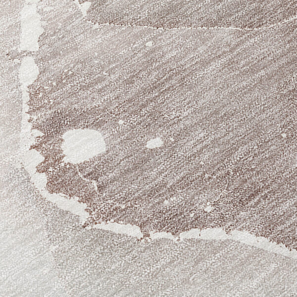 9' X 12' Taupe Abstract Washable Indoor Outdoor Area Rug