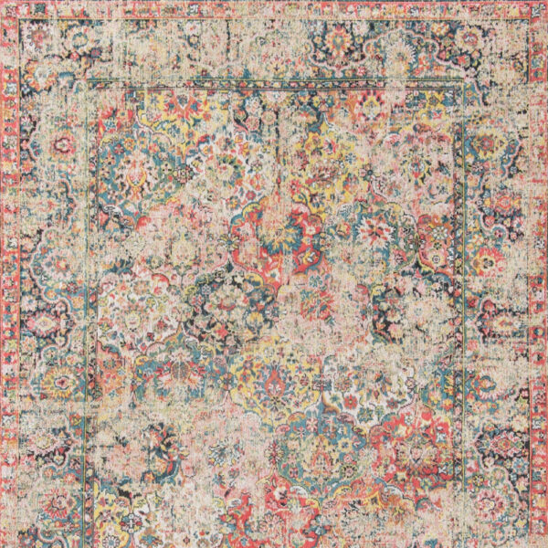 5' x 7' Red Oriental Non Skid Area Rug