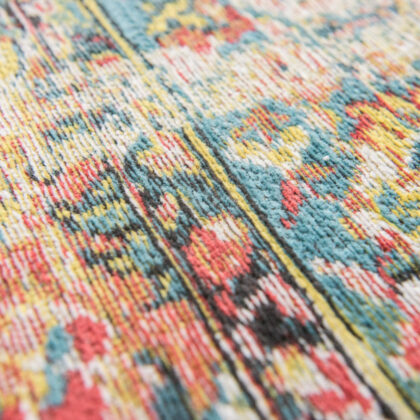 5' x 7' Red Oriental Non Skid Area Rug
