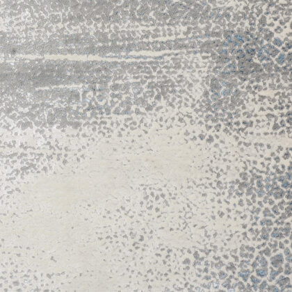 Gray Blue And Ivory Abstract Area Rug
