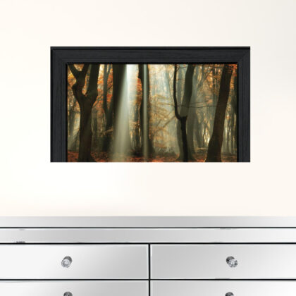 Beam Me Up Black Framed Print Wall Art
