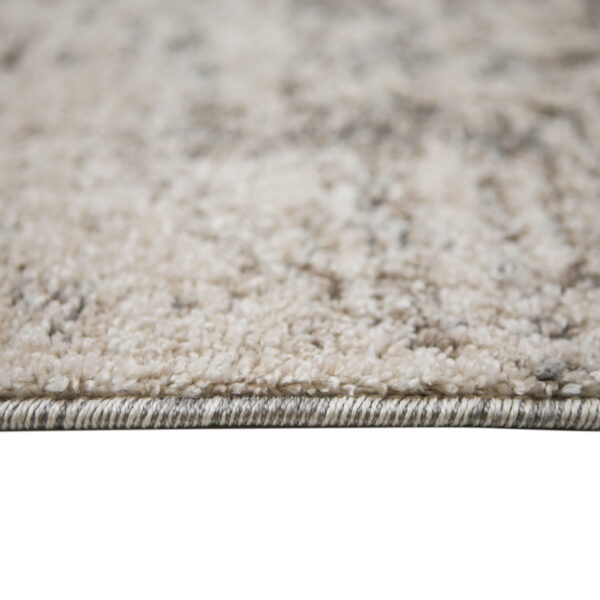 9' x 12' Gray and Beige Abstract Power Loom Area Rug
