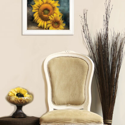 Floral Beauty II 1 White Framed Print Wall Art