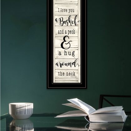 Hugs Collection 2 Black Framed Print Wall Art