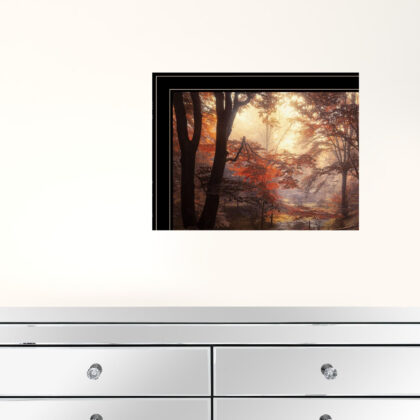 Set Of Two Natures Reflections 2 Black Framed Print Wall Art