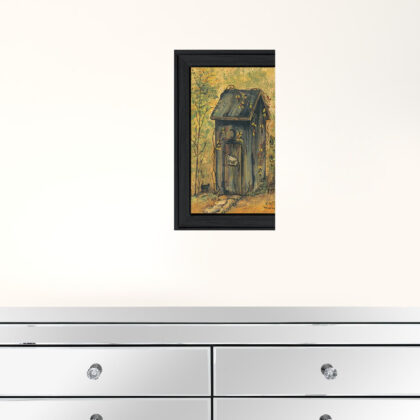 Thinking Room 2 Black Framed Print Wall Art