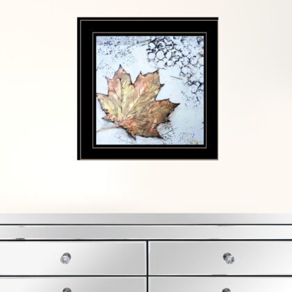 Channeling Fall 1 Black Framed Print Wall Art