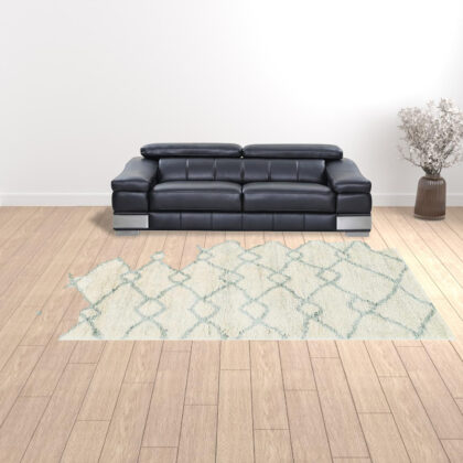 9' X 13' Ivory Area Rug