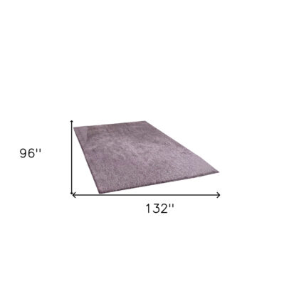 8' x 11' Purple Shag Hand Tufted Area Rug