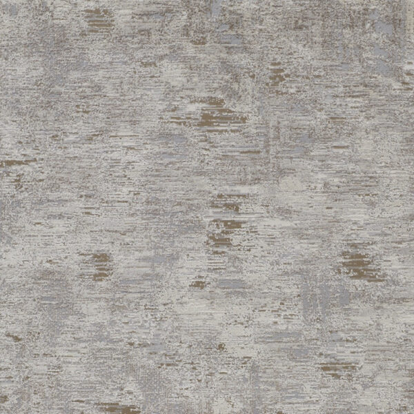 2' x 3' Brown and Ivory Abstract Power Loom Distressed Area Rug