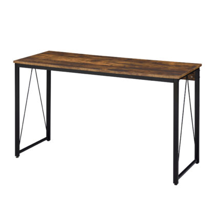 47" Brown and Black Writing Desk